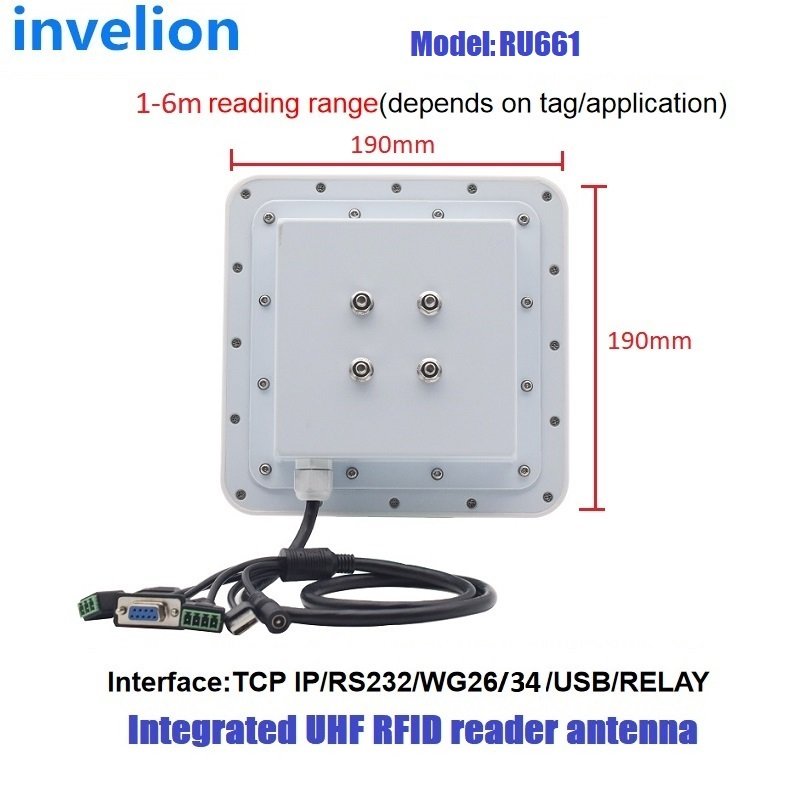 Invelion Car Parking System 10m Reading Range Uhf Rfid Reader
