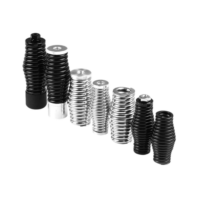 Custom Black Car Antenna Shock-absorbing Spring CB Antenna Spring Mounting Bracket Antenna Spring Bracket