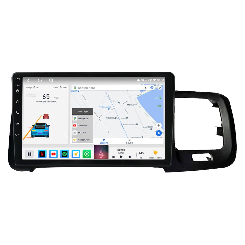 MEKEDE M6 Pro 3D Ips 1280*720 Qled 2000*1200 Car-play Auto Touch Screen Portable Wireless for volvo S60 v60 2011-2013