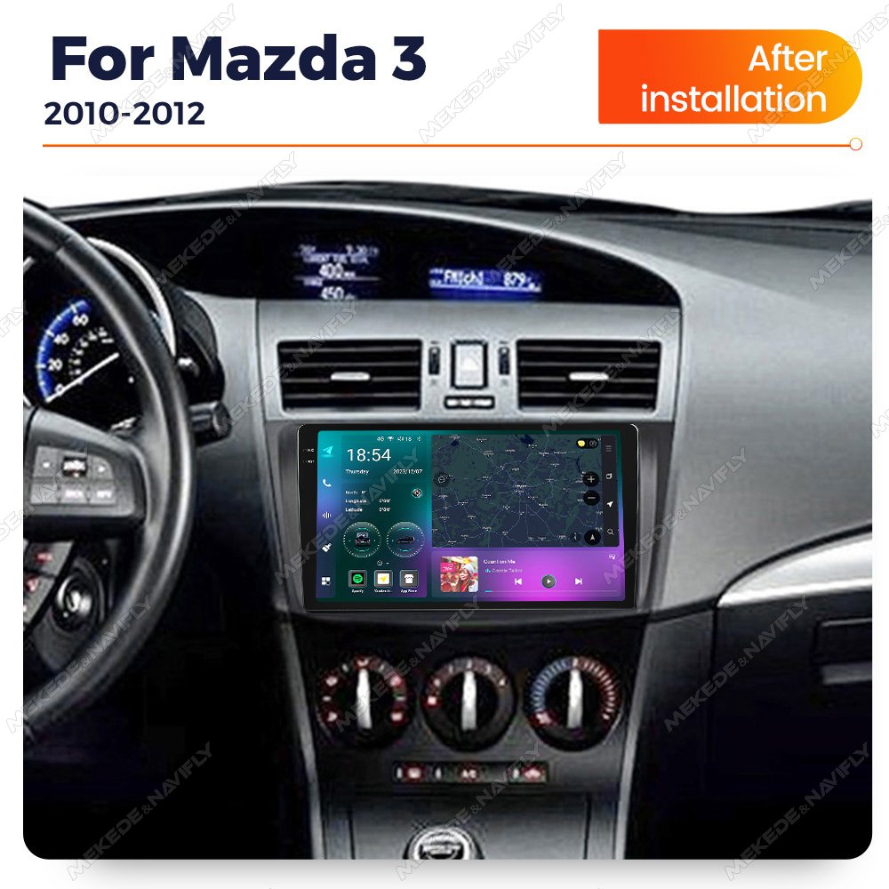 M6 PRO Car Gps Screen Audio Eq Car for Mazda 3 2010-2012 GPS BT Car Multimedia Player with Camera