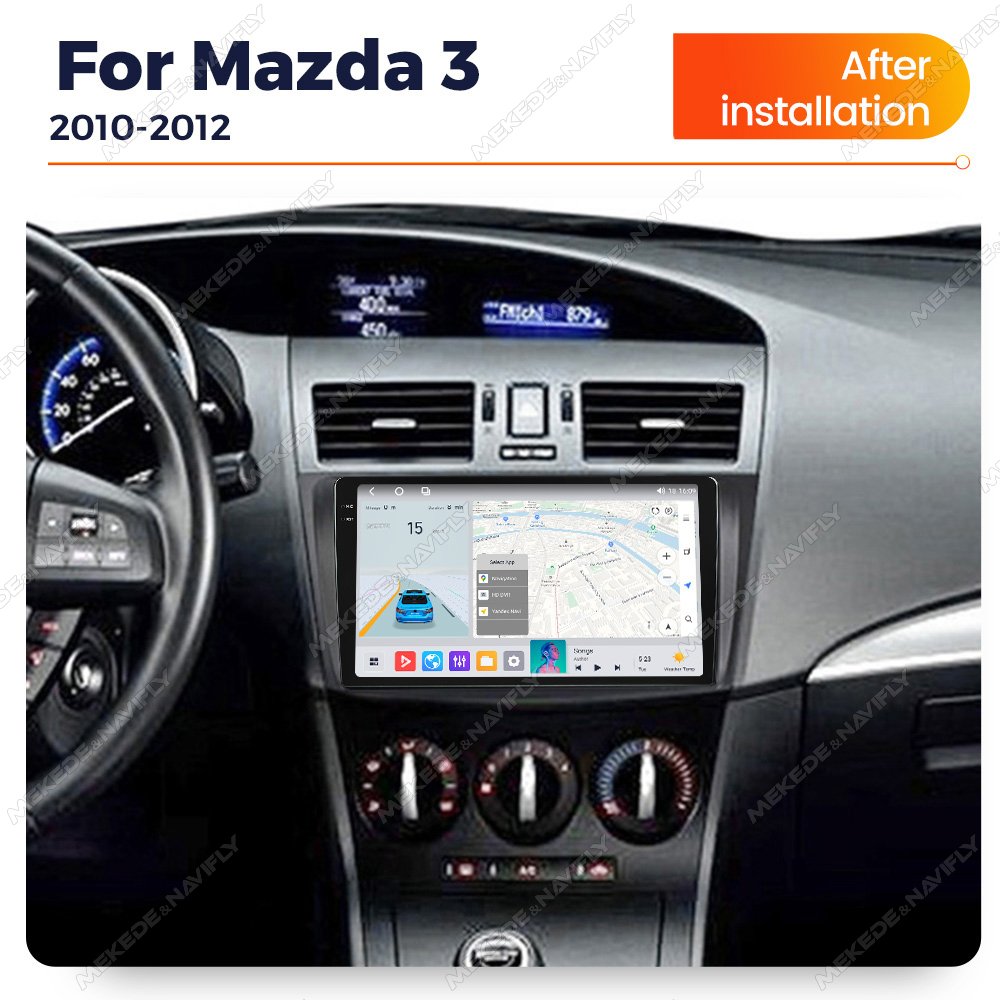M6 PRO Car Gps Screen Audio Eq Car for Mazda 3 2010-2012 GPS BT Car Multimedia Player with Camera
