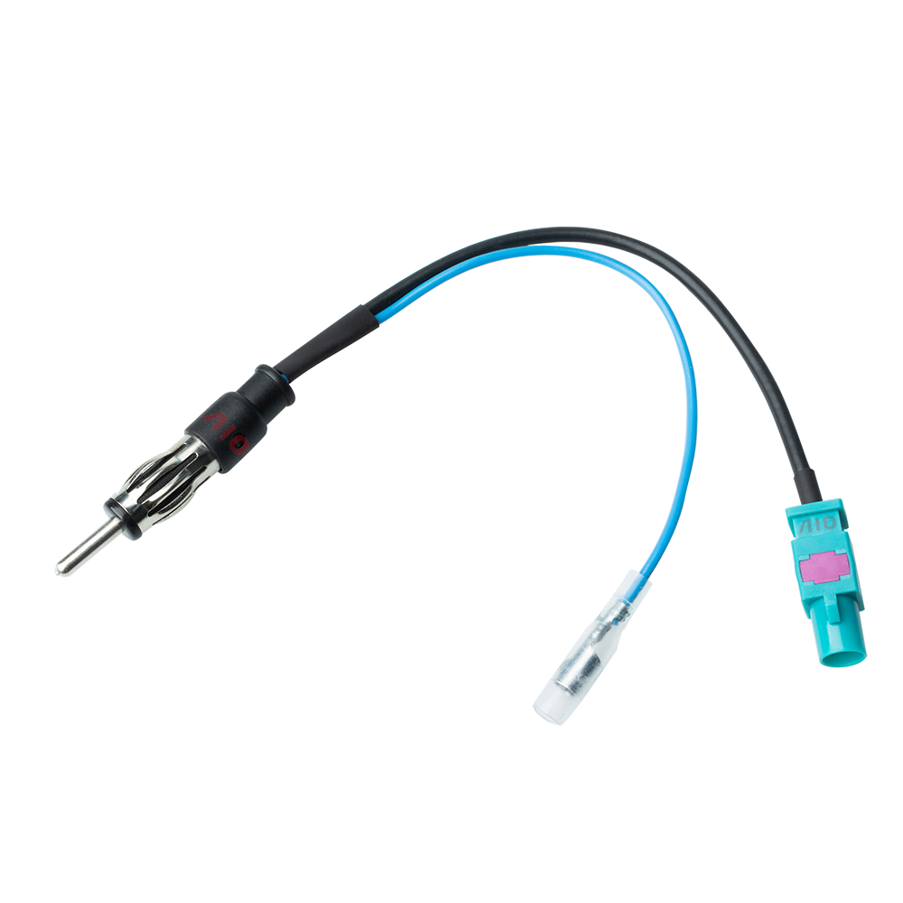 AIO KINGSUN Universal Vehicle Car Stereo FM AM Radio Antenna Adapter Cable Fakra Z Male to DIN Plug Connector Cable