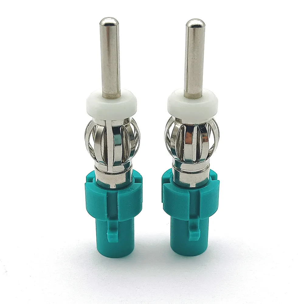Universal Fakra Z Male to Motoro-la DIN Plug Car Antenna Adapter Car Stereo FM AM Radio Antenna Connector