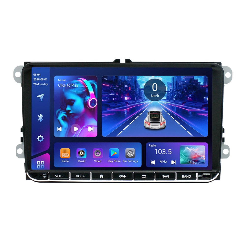 Universal 4G 7/8/9 Inch Car DVD Player For VW Android BT MP3 RDS Antenna Radio Multimedia Touch Screen 2Din Car GPS Navigation