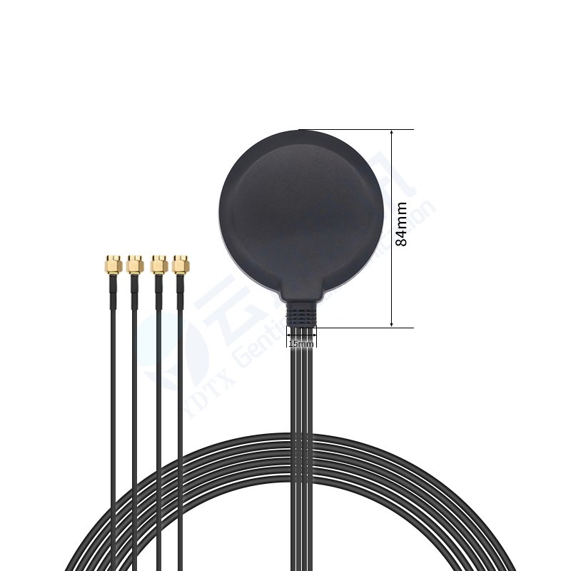Waterproof Outdoor Car Antennas Types 4 In 1 GSM WIFI 4G LTE GLONASS GPS Combination Antenna For Fleet Management
