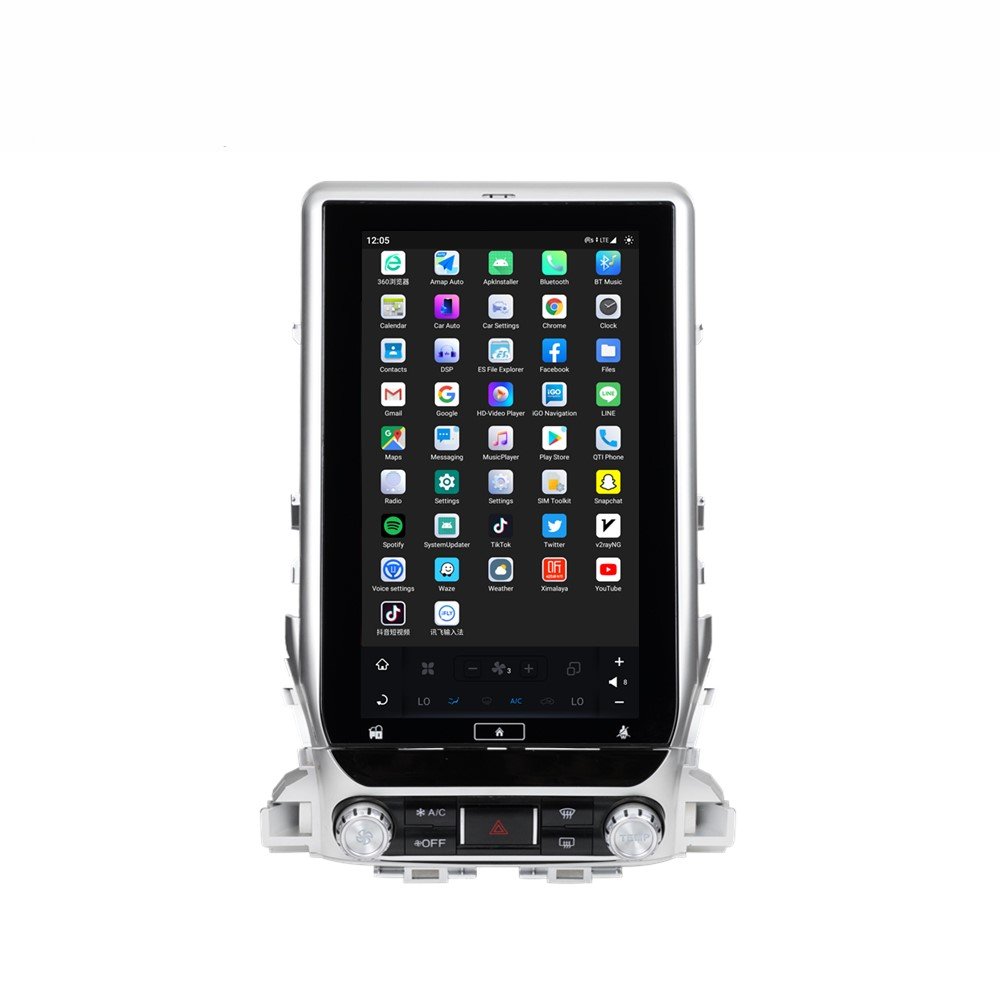 13.3inch Android Unit 128G Car Radio for TOYOTA Land Cruiser 200 LC200 2016 - 2021 Auto Stereo GPS Navigation Multimedia Player