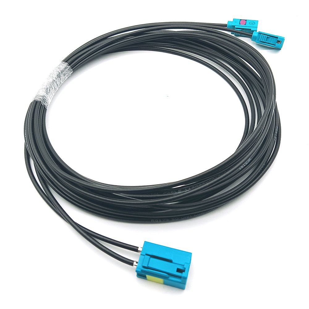 Dual Fakra Z Code Female to 2x Single Fakra Female Car Radio Aerial Antenna Extension Cable
