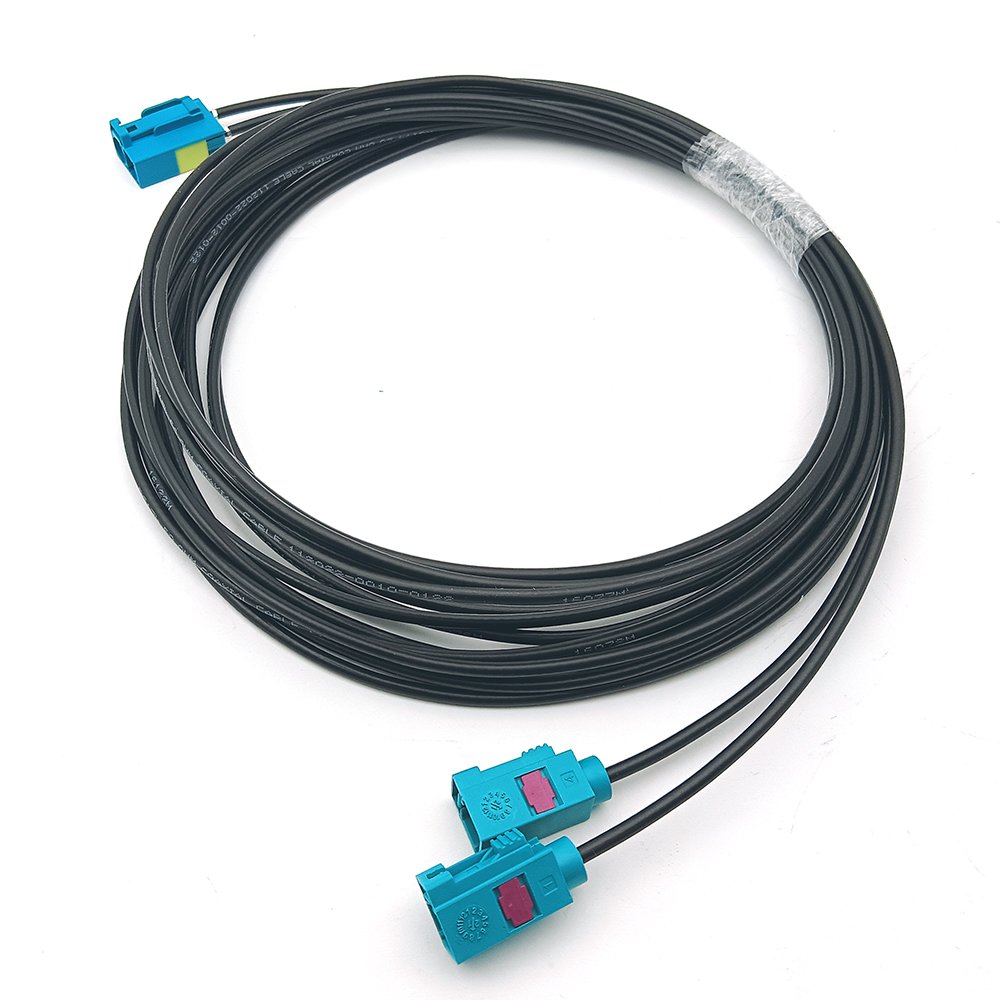Dual Fakra Z Code Female to 2x Single Fakra Female Car Radio Aerial Antenna Extension Cable