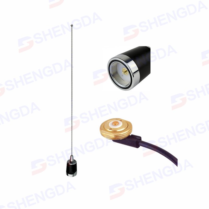 631 grade stainless steel 136-174MHz VHF Band NMO Mobile Car Antenna