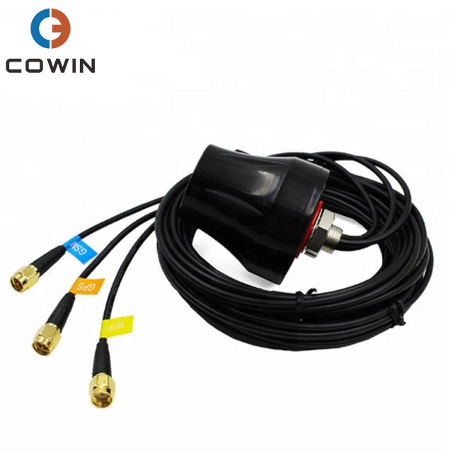 External GPS WIFI 4G Antena , 3x3 Mimo Combo GPS Antenna For Car Truck