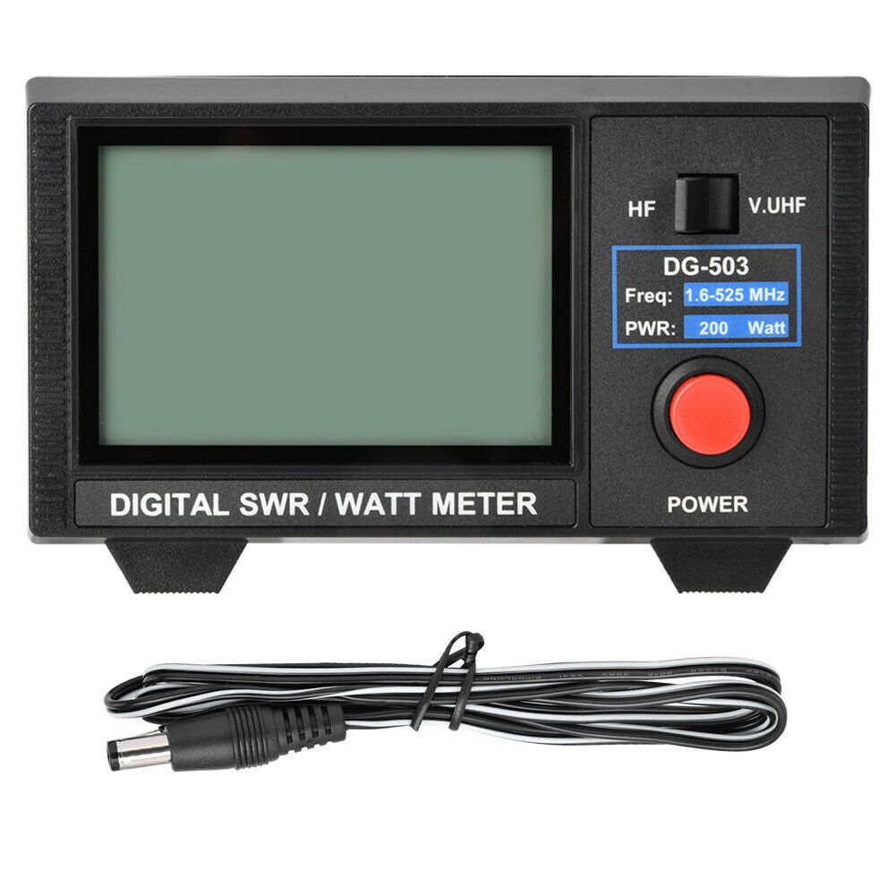 Digital SWR WATT Meter 3.5" LCD for Two-Way Radios Walkie Talkie DG-503