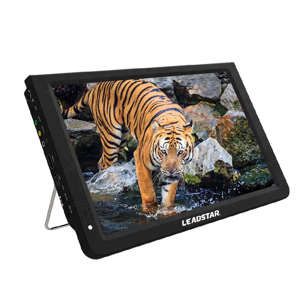 Fashion 14 Inch Tv Rechargeable Battery Digital ATSC DVB-T2 ISDB-T Portable Mini TV