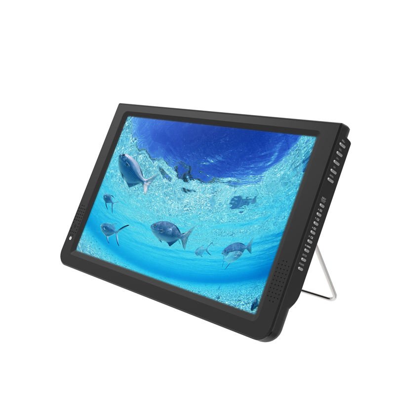 Fashion 14 Inch Tv Rechargeable Battery Digital ATSC DVB-T2 ISDB-T Portable Mini TV