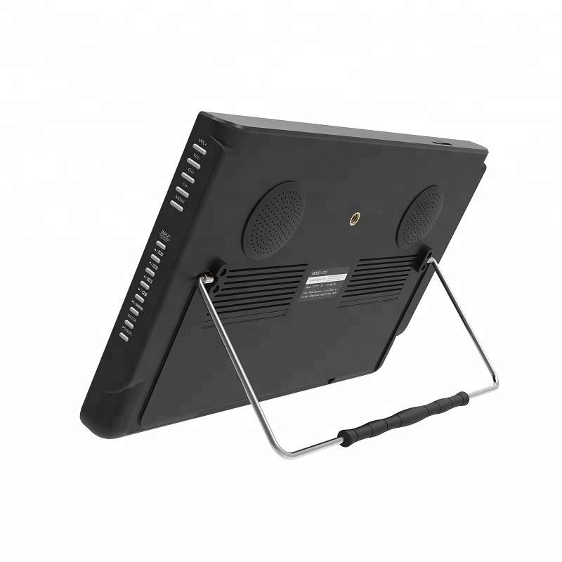 Fashion 14 Inch Tv Rechargeable Battery Digital ATSC DVB-T2 ISDB-T Portable Mini TV