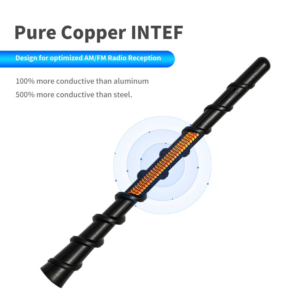 High Gain Long Range Wireless Outdoor Receiver Coaxial 75 Ohm Receiver Car Am Fm Radio Antenna