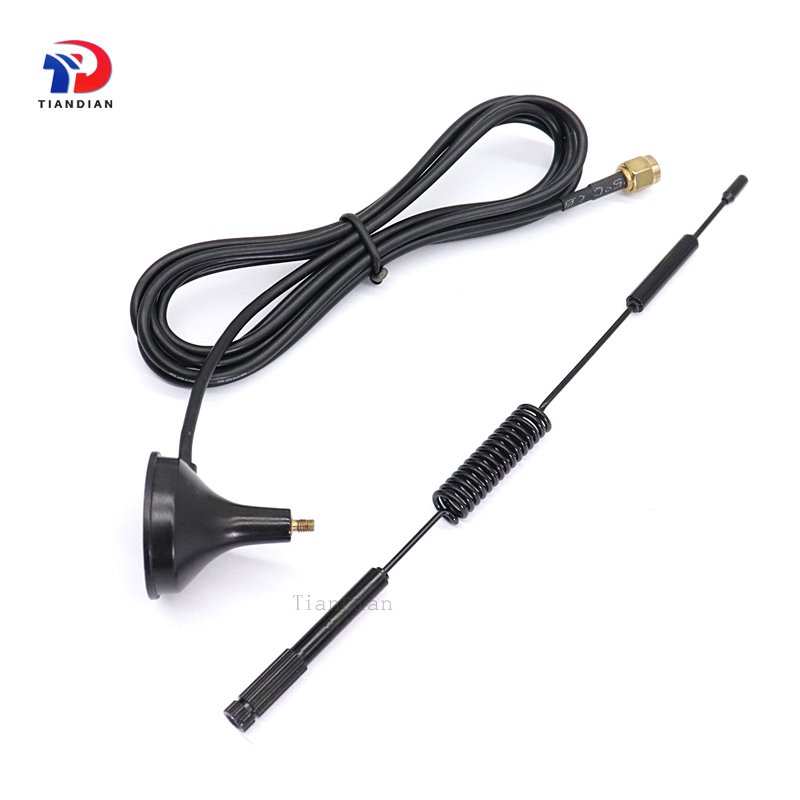 Factory Wholesale External Signal Booster High Gain 15dBi Gsm 2G 3G Lte 4G 5G Sucker Spring Antenna