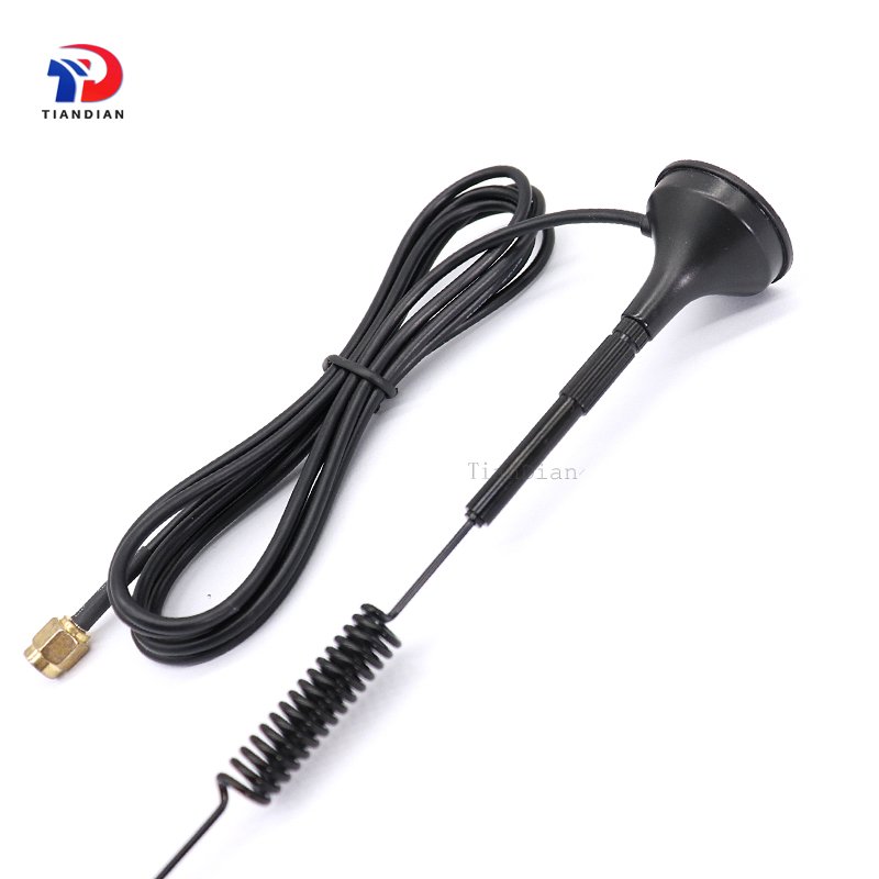Factory Wholesale External Signal Booster High Gain 15dBi Gsm 2G 3G Lte 4G 5G Sucker Spring Antenna