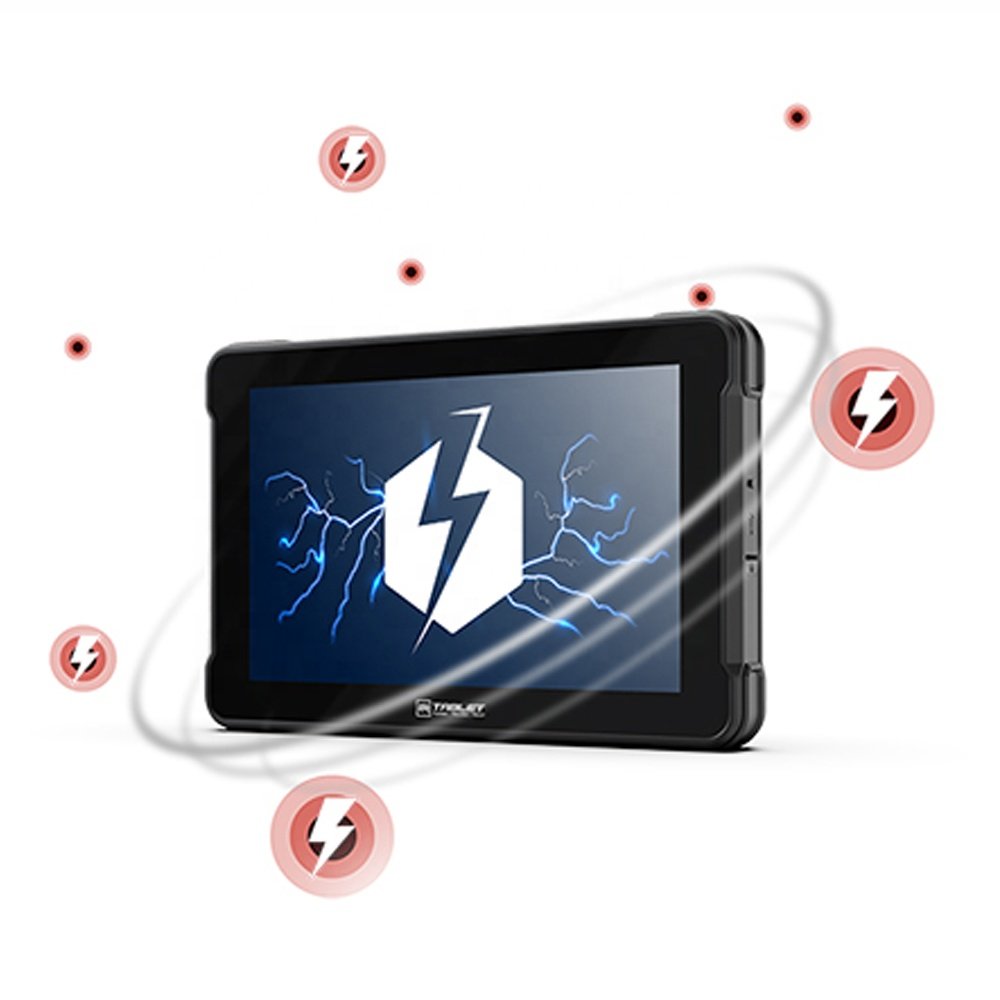 10 Inch Rugged Car Tablet with Mounted RJ45 Can Bus and RS232 RS485 and 4G TLE GPS GNSS Antenna Rugged Vehicle Tablet
