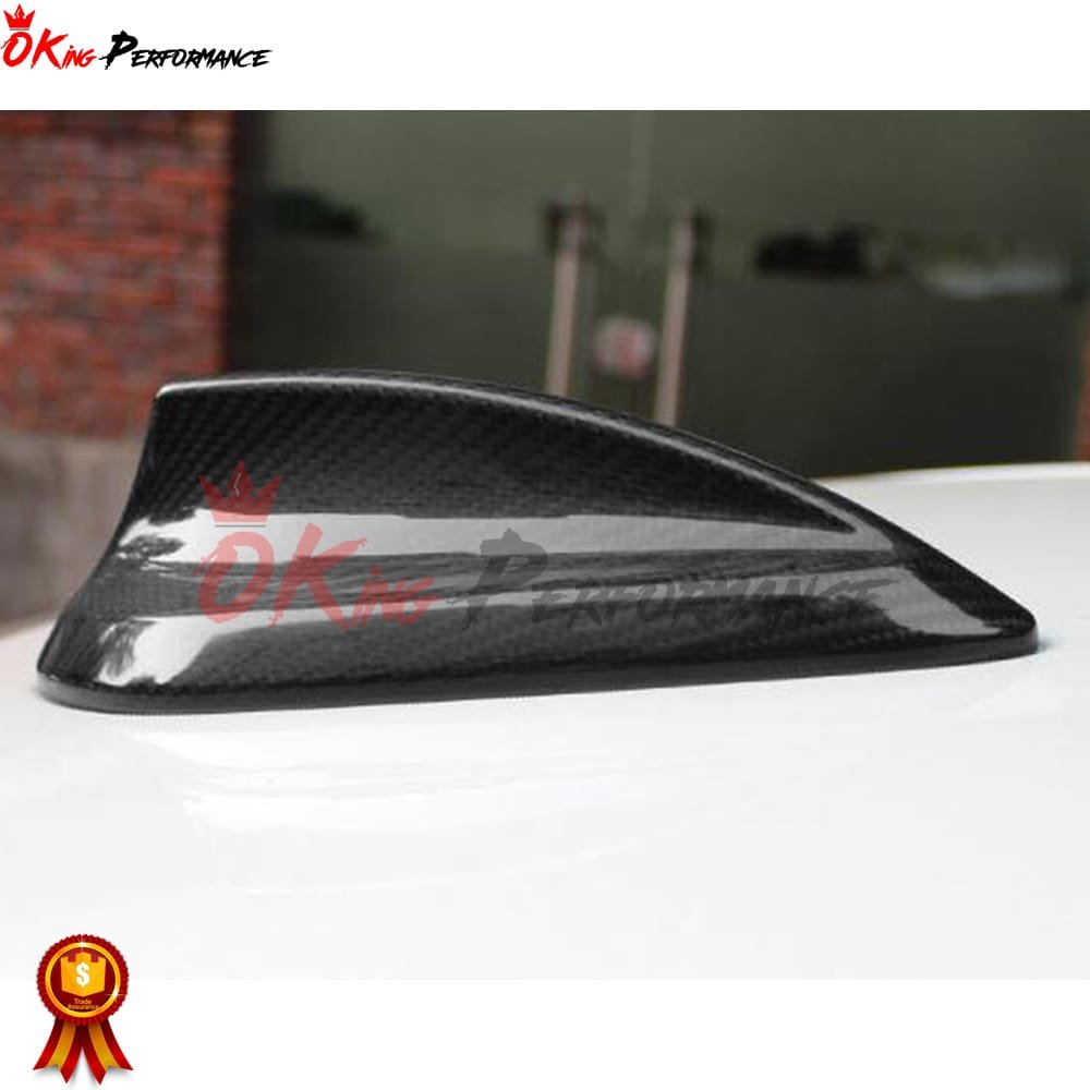 Dry Carbon Fiber Roof Shark Fin Antenna Cover for BMW M3 M4 F80 F82 2014-2020
