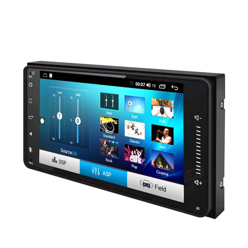 Universal 7inch 2din 1+16GB Car Android Dvd Player for Toyota Collora Car Video