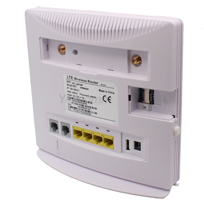 Yeacomm YF-P21 VoLTE Indoor LTE Router with 4G CPE IDU and SIM Car Slot RJ11 Wireless & RF Modules