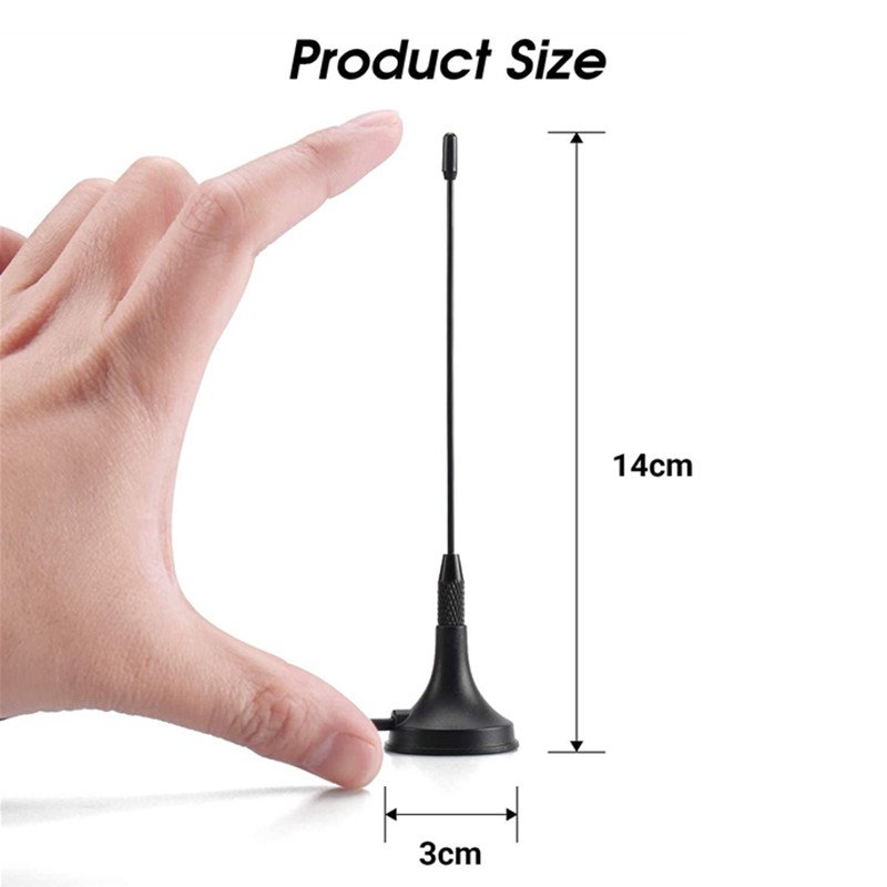 DVB-T2 Outdoor Set-Top Box TV Antenna Small Sucker Digital TV for Car Home Wireless Use