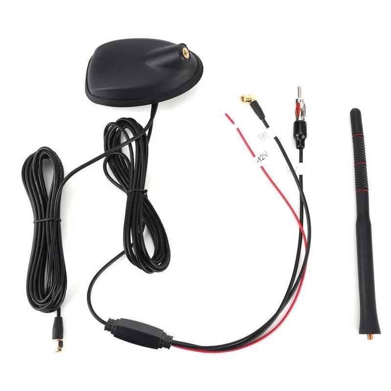 Car Radio Antenna DAB+GPS+FM Antenna Active Amplified Roof Mount Waterproof Dustproof Universal Antenna Car for Auto Accessories