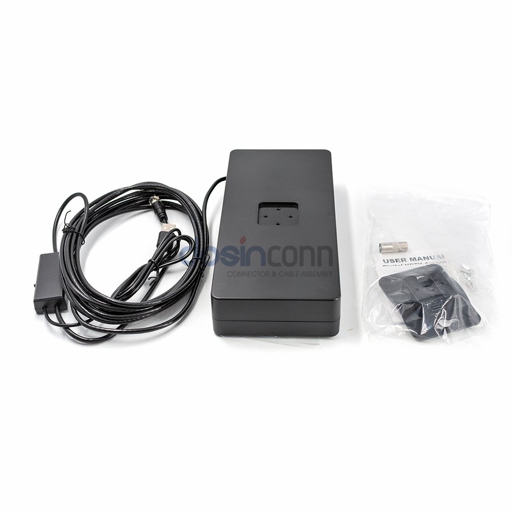 High Performance Outdoor Indoor HDTV Digital TV Antenna with Amplifier Coaxial Cable for Home/Car/Boat