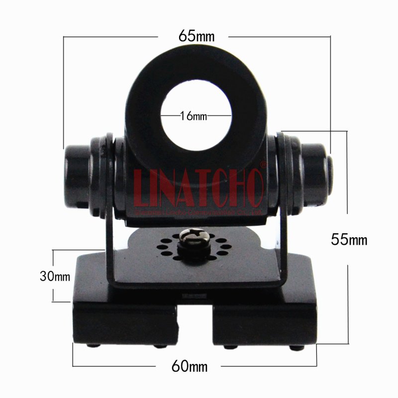 RB400S Black Trunk Lid Mobile Car Antenna Metal Mounting Bracket