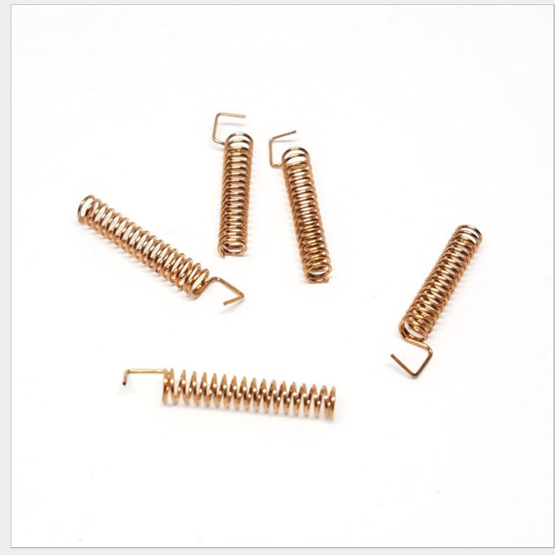 Heli Spring OEM Metal Copper Coil Antenna Spring Base Car Antenna