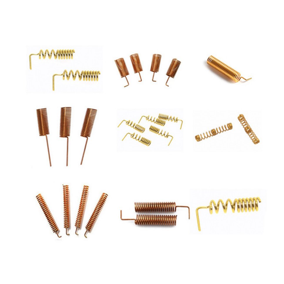 Heli Spring OEM Metal Copper Coil Antenna Spring Base Car Antenna