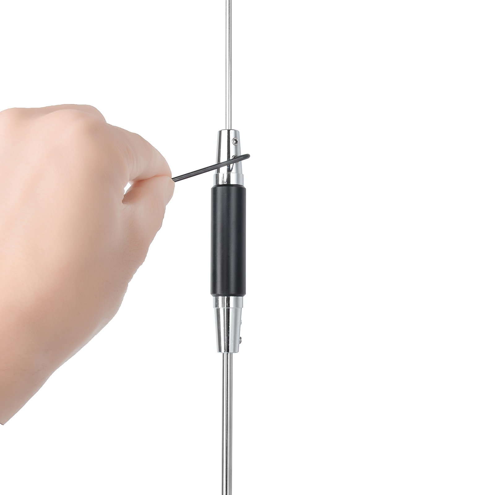 HYS TC-B2M 1.8-36Mhz 50.7inch 120W Stainless Steel CB Mobile Base Antenna