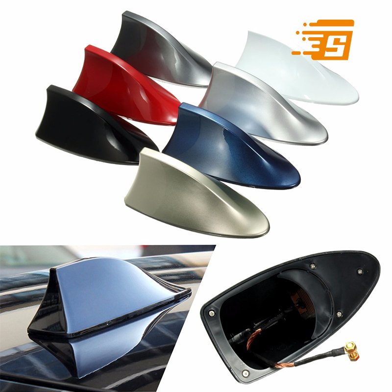 Custom Shangpo OEM ODM Digital Tv Antenna Car Antenna Panel Antenna Roof Radio AM/FM Signal Shark Fin Style Aerial
