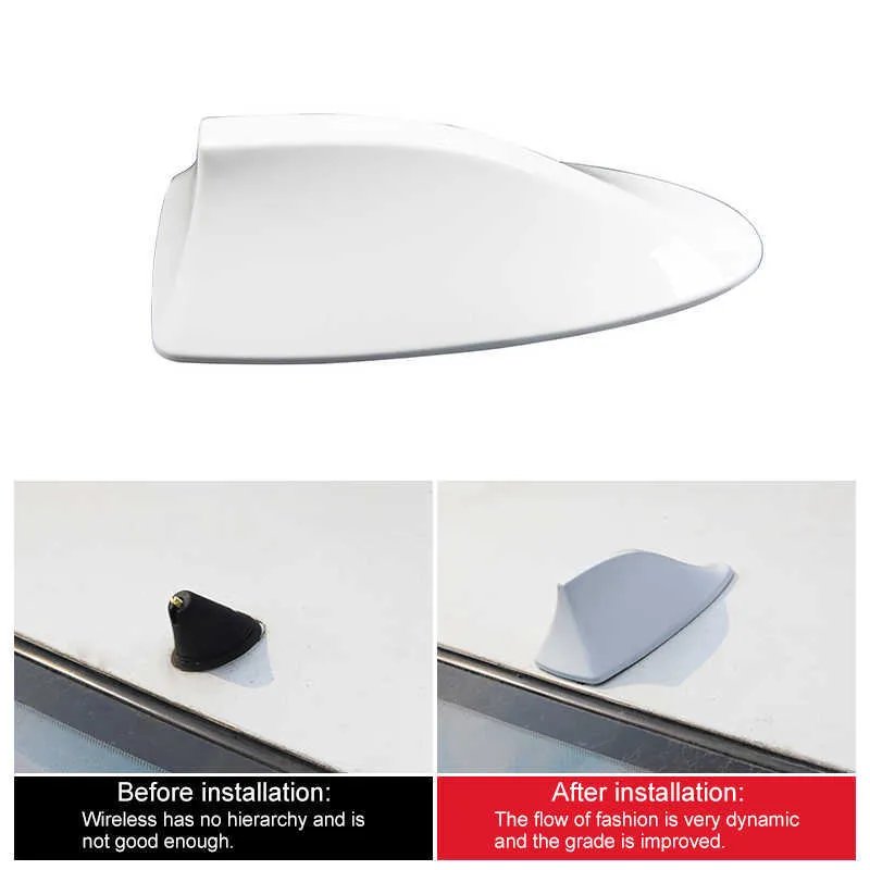 Universal Car Shark Fin Antenna Auto Radio Signal Aerials Roof Antennas Styling for BMW/Toyota/Hyundai/VW/Kia/Nissan Hot