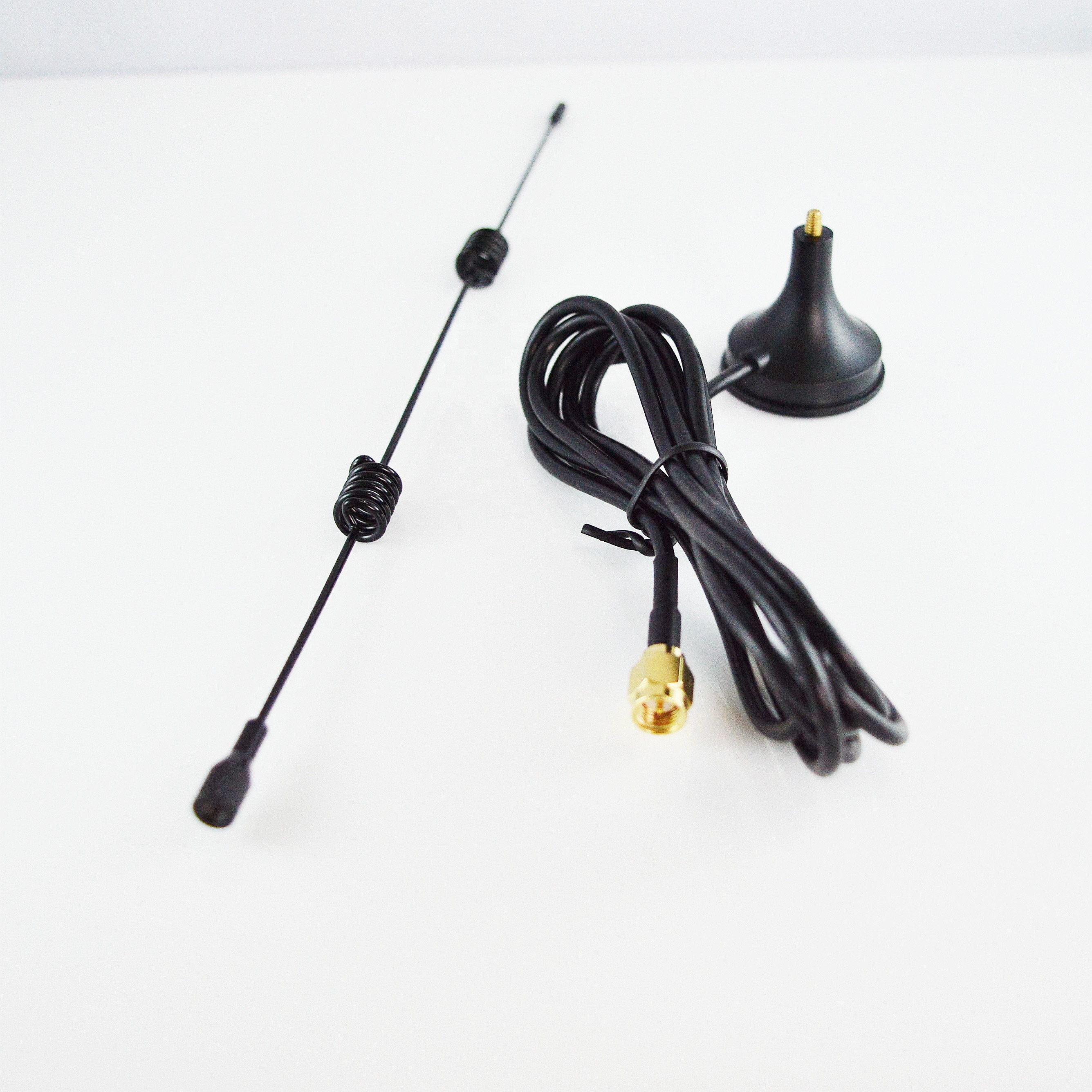 Wifi spring magnetic sucker antenna External 2.4GHz WiFi Magnetic Sucker Base Antenna with RG-174 Cable