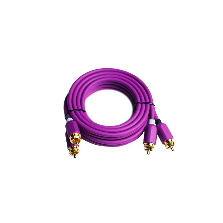 3m Pure Copper High Performance Speaker AUX Connector Wire Cable 2R-2R Car Audio 3.5 Male to Male Plug RCA Cable