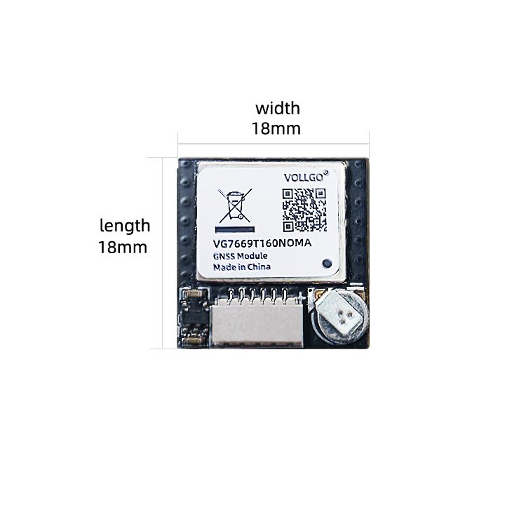 High precision GNSS multi frequency low power consumption RTK drones GPS module with ceramic antenna