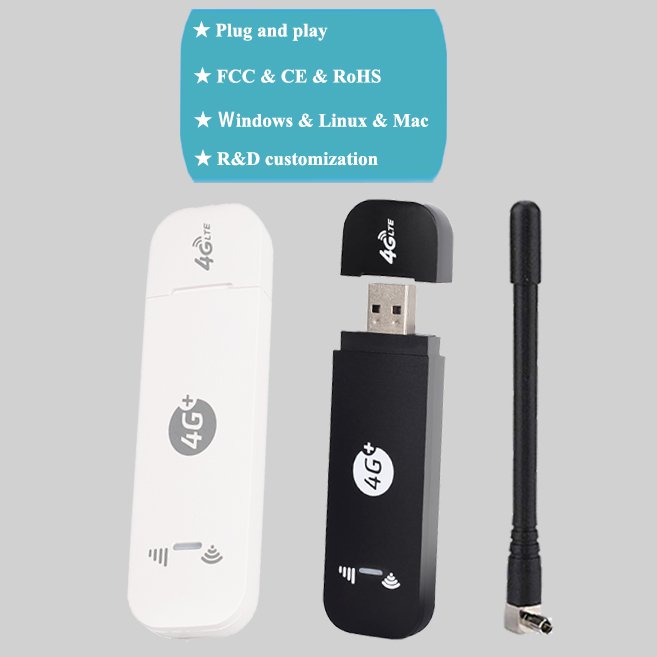 High Quality 4g Modem Stick USB Dongle Car WiFi Hotspot 4G LTE Wireless Router With TS9 CRC9 Antenna Port