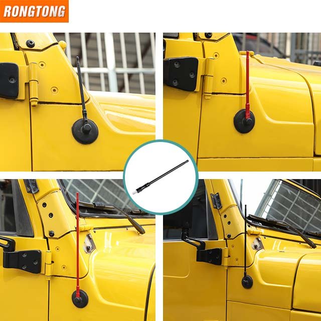 Factory Outlet Car Exterior Accessories Hot Selling Iron Antenna for Jeep Wrangler TJ 1997-2006