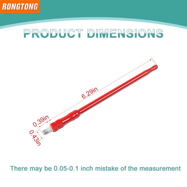 Factory Outlet Car Exterior Accessories Hot Selling Iron Antenna for Jeep Wrangler TJ 1997-2006