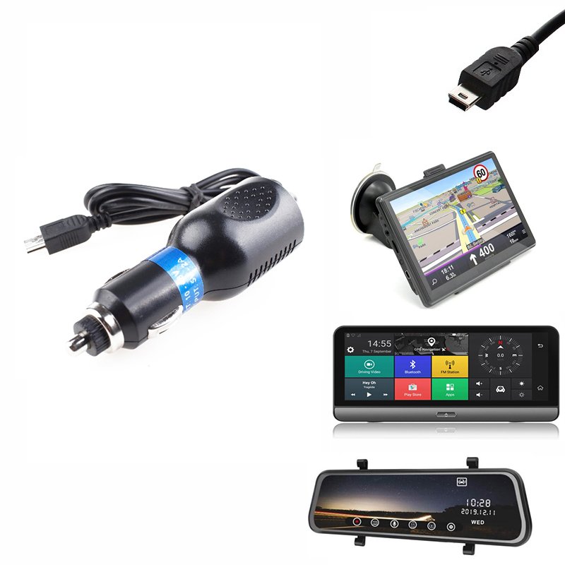 Gps Car Charger Tmc Antenna Car Charger 8v-36v 2.5A 1.2M Gps tracker Mini Usb Car Charger