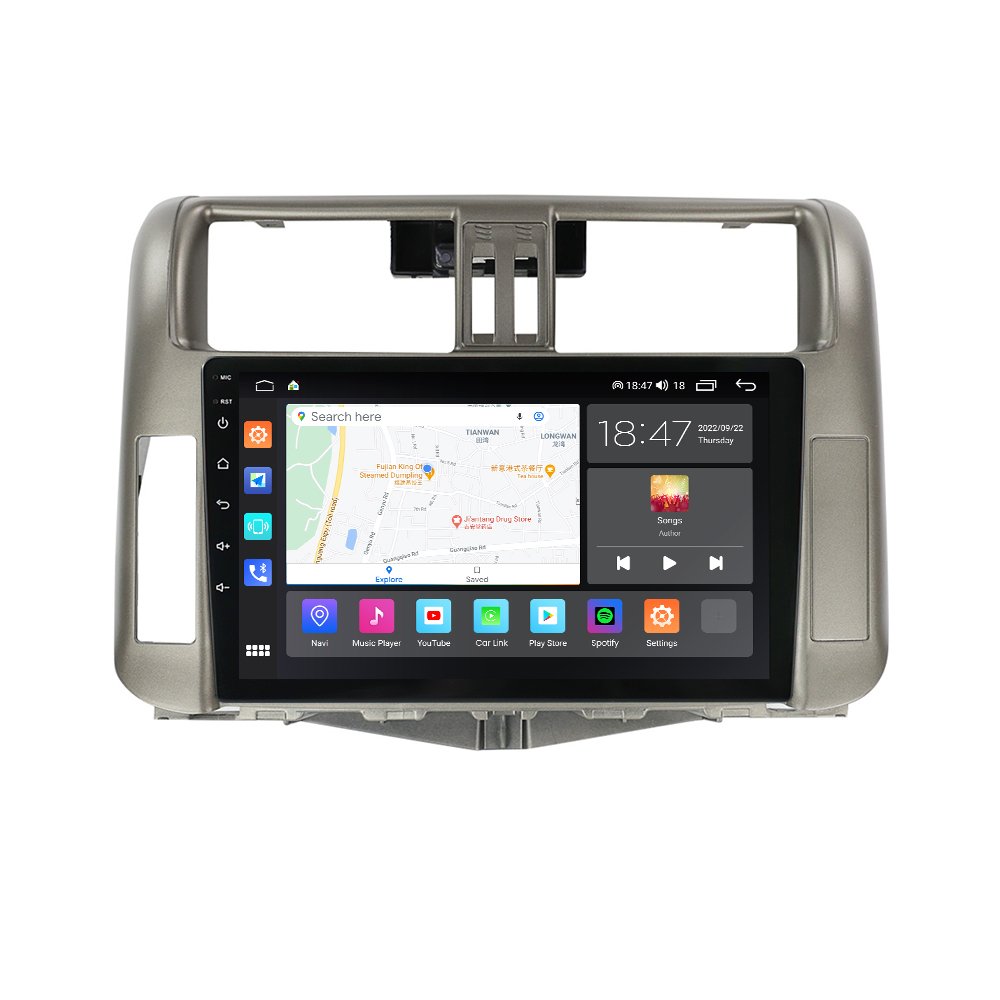 MEKEDE M6 PRO Radio De Coche Android Car Mp3 Player Car Accessories Touch Screen for Toyota Prado 150 2009 2013 AB BT GPS