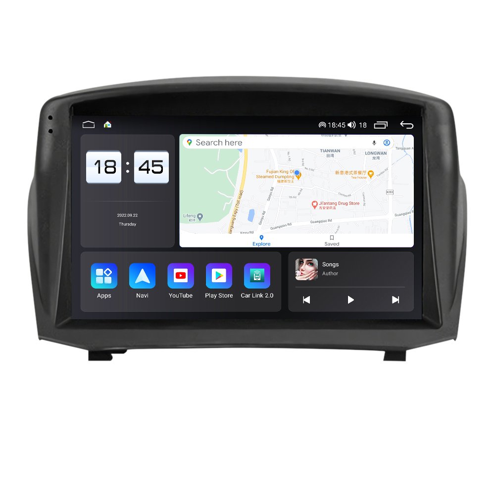 M6 PRO Dashboard Screen Car Universal for Ford Fiesta Mk6 2008-2019 Guangzhou Car Radio Radio Gps Android
