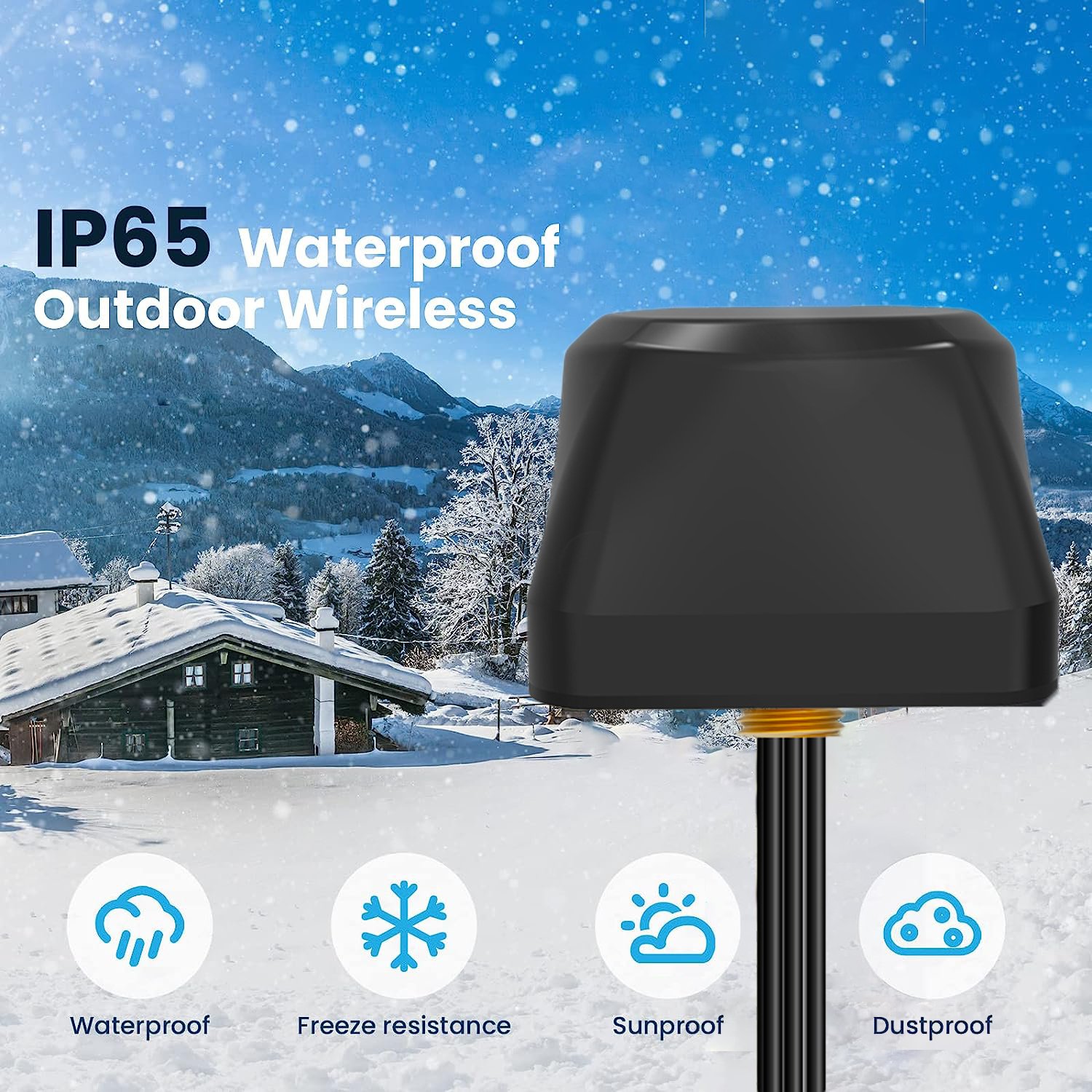Antena Combo Car gsm gnss Lte Antenna Waterproof 5 in 1 combo antenna 4g 5g WiFi 2.4GHZ GPS Combination Antenna
