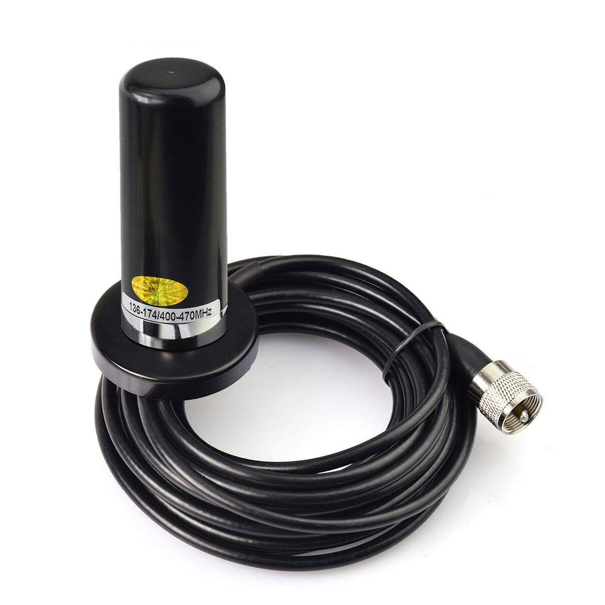 VHF UHF 143MHz 444MHz Car CB Mobile Radio Magnetic Base Antenna