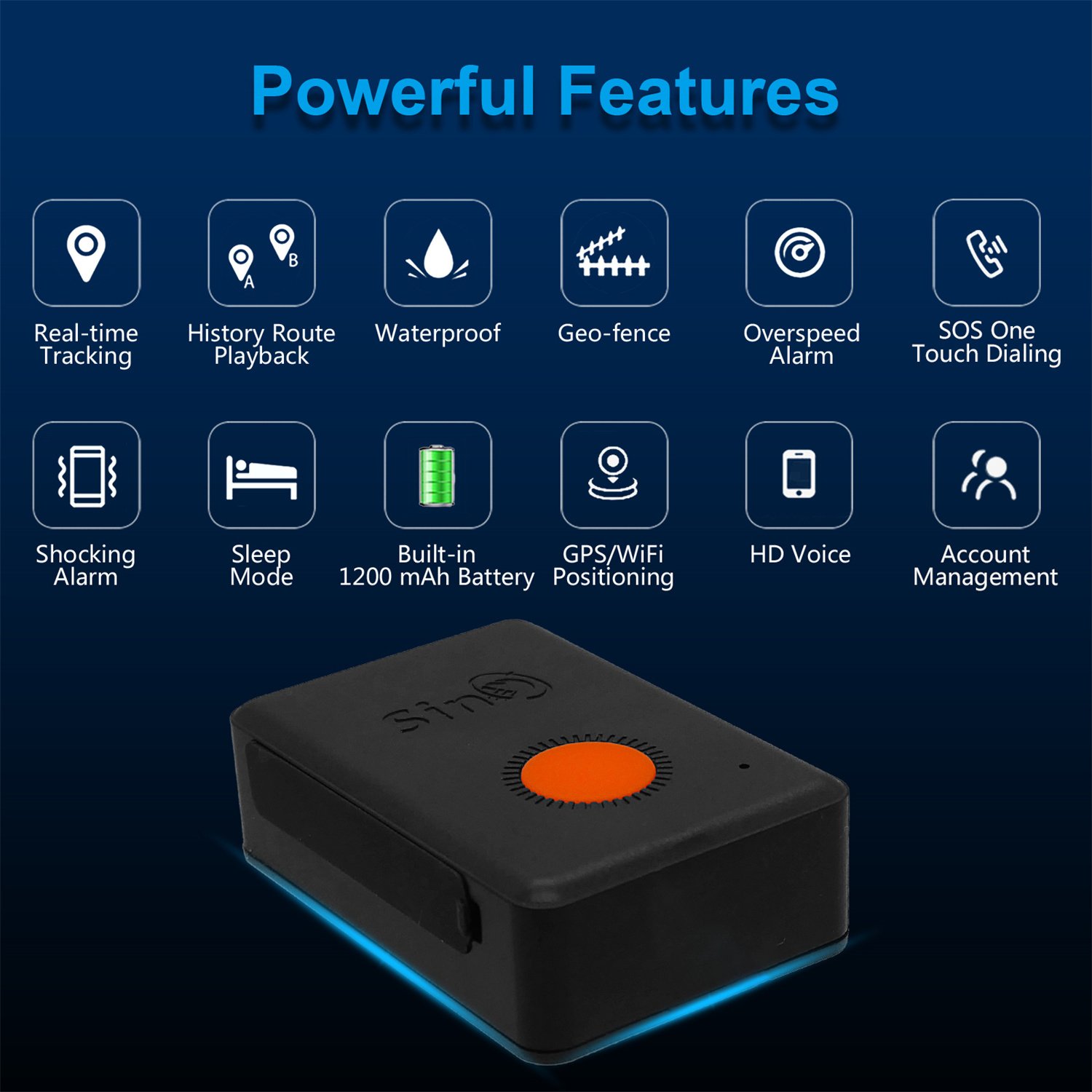 Sinotrack ST-904 GPS Mini Tracker Built-in Battery GPS Locator for Car Pet Personal