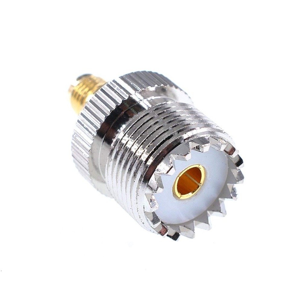 UHF Female SO239 Jack to SMA Female Jack RF Coaxial Adapter Connector for car radio antenna