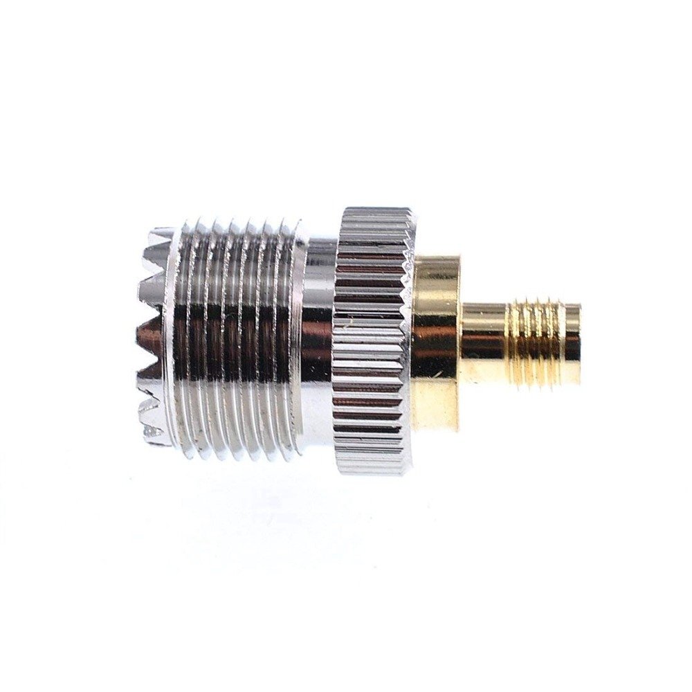 UHF Female SO239 Jack to SMA Female Jack RF Coaxial Adapter Connector for car radio antenna