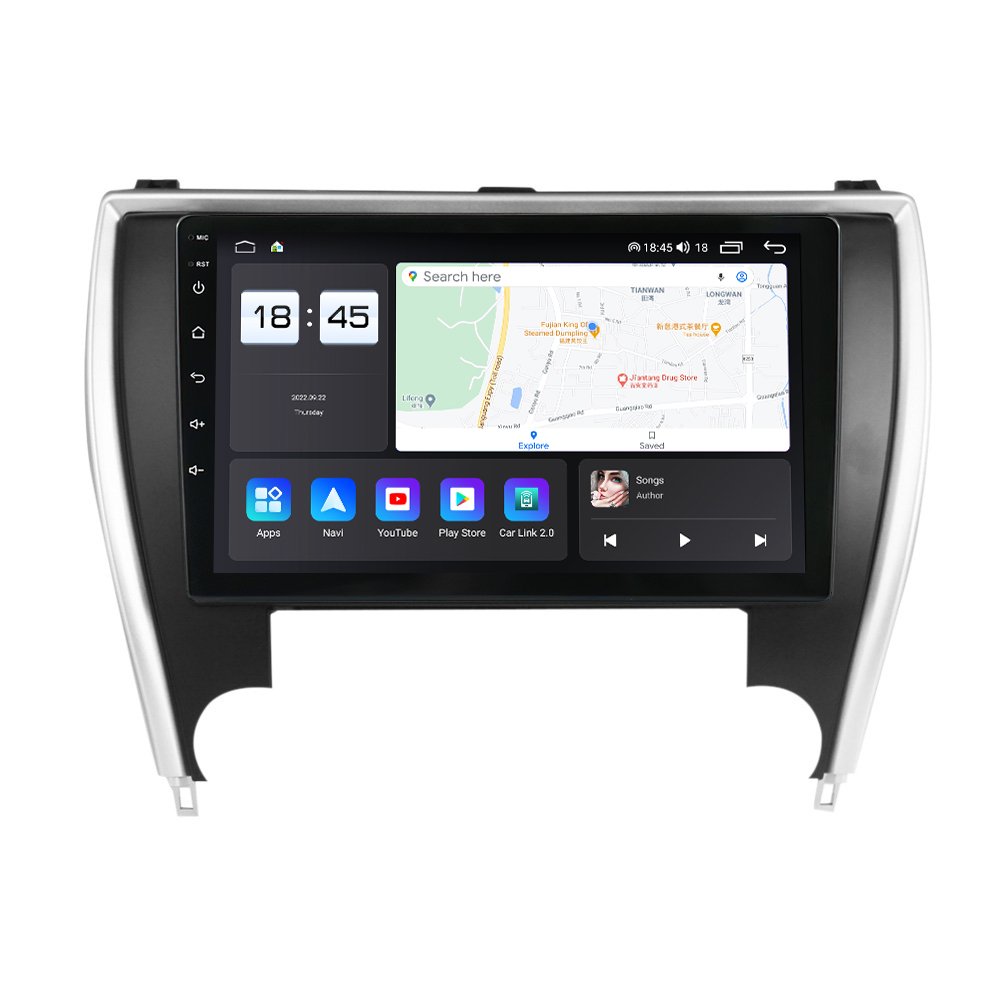 Wholesale Multimedia Car Mp5 for Toyota Camry 2014-2017 GPS BT Car Multimedia Player Fm Car Radio
