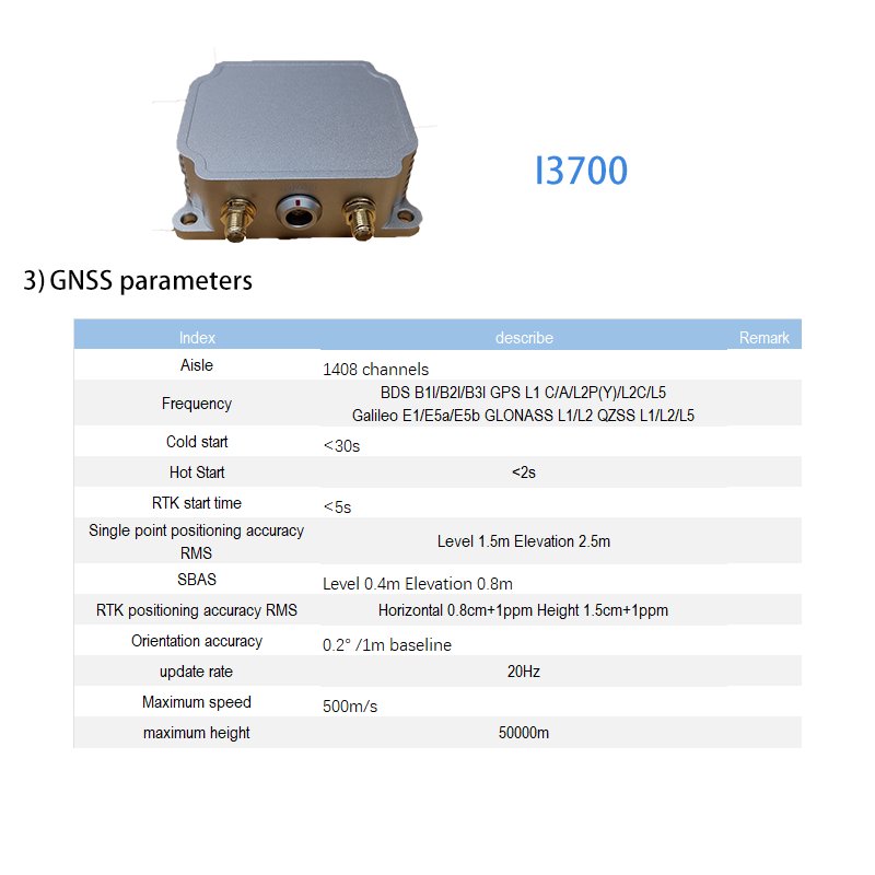 High Accuracy Agricultural Gps Tracker Module Consumption Inertial Navigation System Mtk Rtk Gnss Rtk Antenna Rtk Algorithm